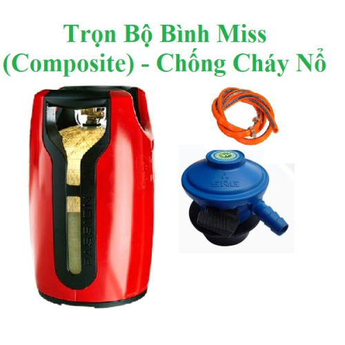 Bộ bình ga Miss đỏ